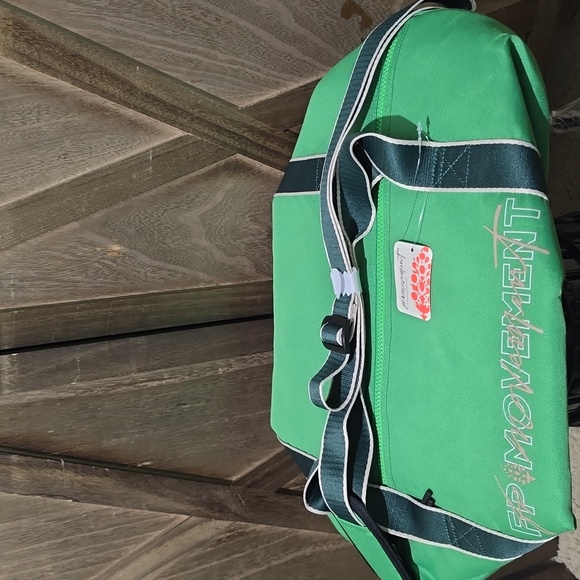 NWT Free People Heritage Green Duffle Bag - Picture 2 of 6